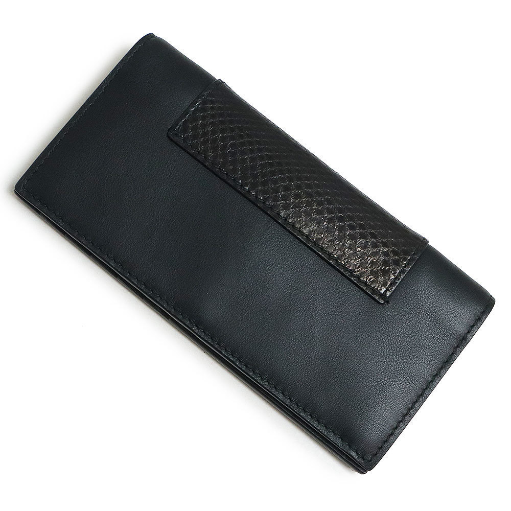 Gucci Python Wallet Fold Black Long Bill Exotic L… - image 7